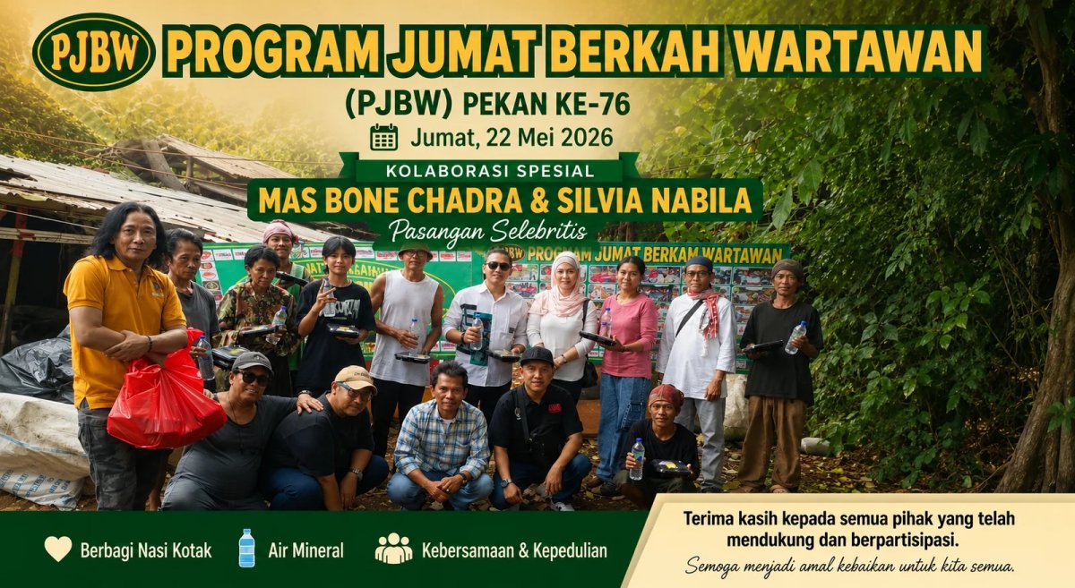 Libatan Pasangan Artis Chandra Wahyu-Silvia Nabila, PJBW Berbagi Kebaikan & Layanan Terapi Gratis ke Warga Cibubur