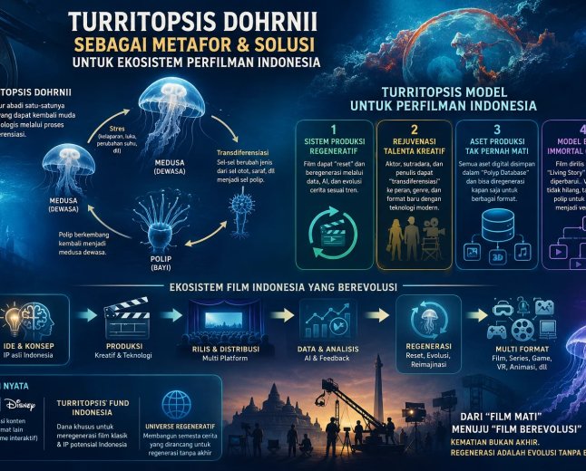 Turritopsis Dohrnii sebagai Metafor & Solusi untuk Ekosistem Perfilman Indonesia