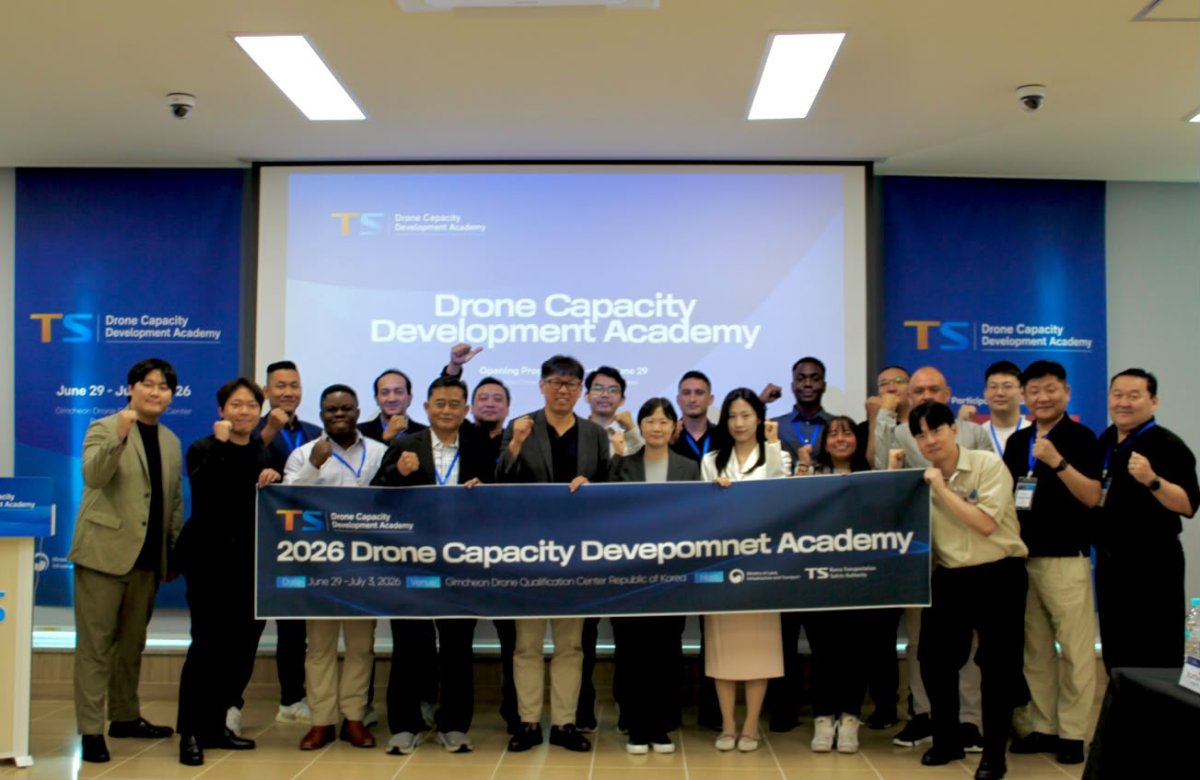 "Taking K-Drone Policy & Technology to the World" TS Operates 'Drone Academy', Inviting 4 Nations