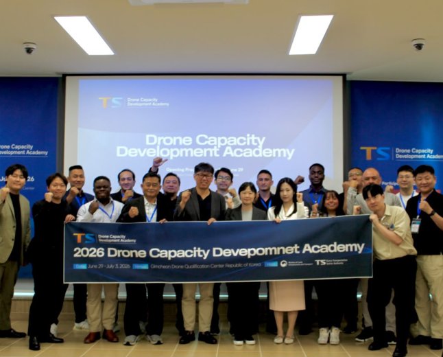 "Taking K-Drone Policy & Technology to the World" TS Operates 'Drone Academy', Inviting 4 Nations